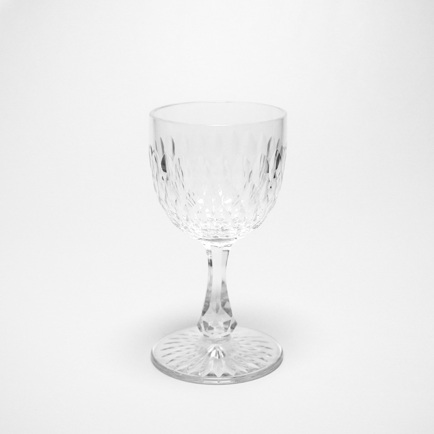 フランス 1910年代 クリスタルガラス Baccarat バカラ リーフカットの