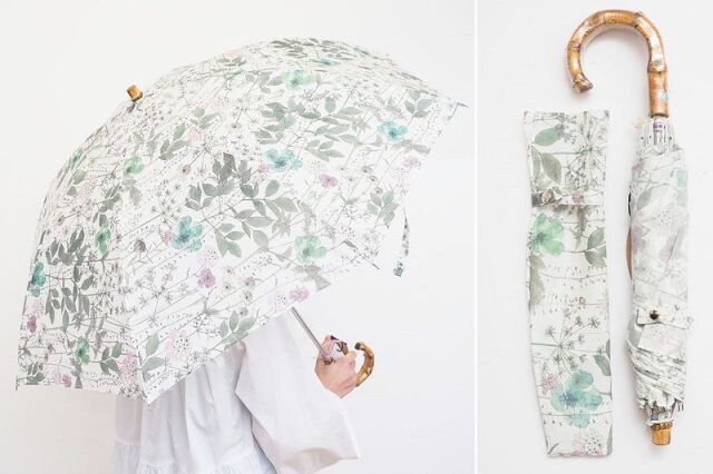 coupole クーポール CC-60100 リバティプリント 晴雨兼用折り畳み傘