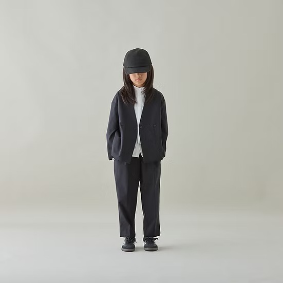 スーツ上下2点セット stretch nylon jacket + 1tuck pants【セレモニー