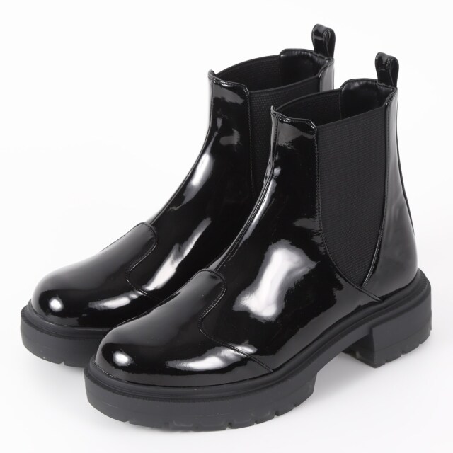 OUTLET】BARCLAY（バークレー） レイン対応 厚底サイドゴアブーツ