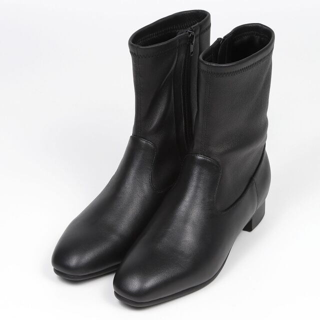 BARCLAY（バークレー）ストレッチショートブーツ ブラック｜BARCLAY