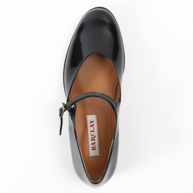 OUTLET】BARCLAY（バークレー）ストラッププレーンパンプス ブラック