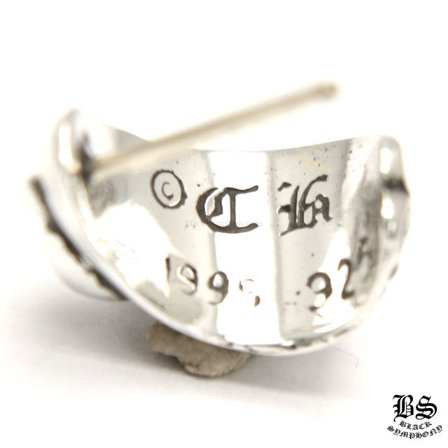 クロムハーツカーブティアドロップイヤリング（ピアス）|クロムハーツ