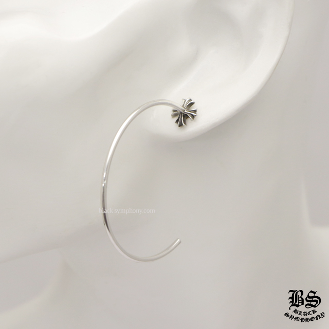 クロムハーツCHプラスフープピアス|クロムハーツ通販専門店ブラック