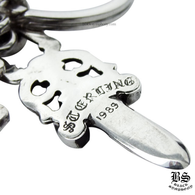 クロムハーツ3トリンケッツキーリング|クロムハーツ通販専門店ブラック