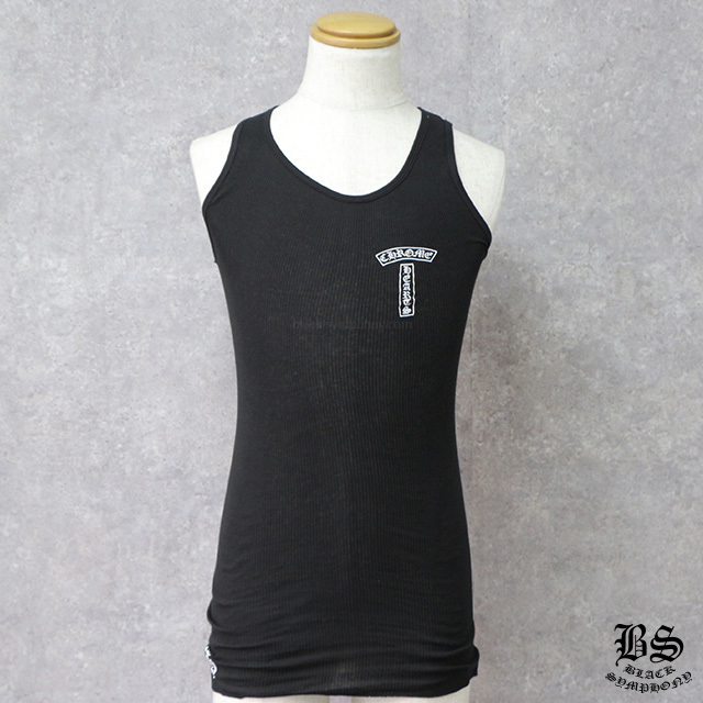 クロムハーツタンクトップV16Fホースシュー FUCKYOUブラックラスベガス