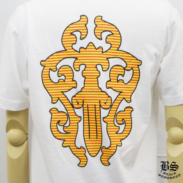 クロムハーツTシャツヤイクスストライプホワイト|クロムハーツ通販専門