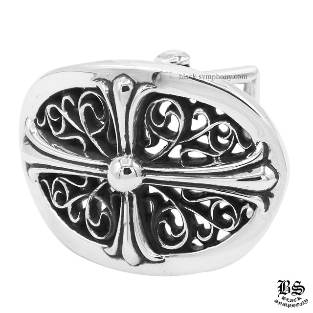 クロムハーツクラシックオーバルクロスバックルスモール(ベルトなし