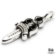 クロムハーツタイニーレザーブレードスモールスクロールボロチップ