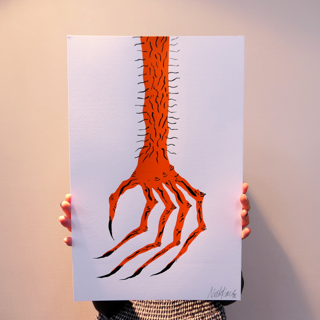 NECKFACE:HAND!!! Screen Print