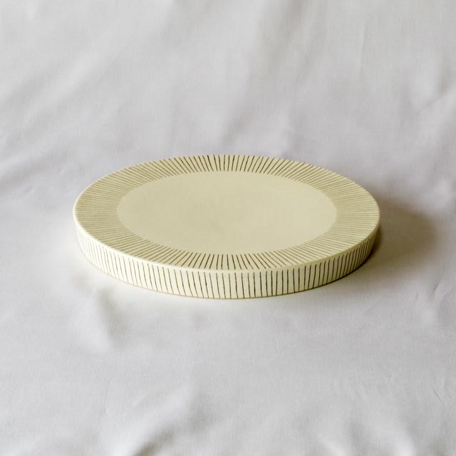 信楽焼 文五郎窯】十草リバーシブル皿 Φ260