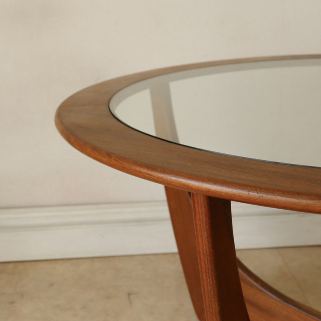 ジープラン（G-plan）アストロラウンド【ガラス】コーヒーテーブル