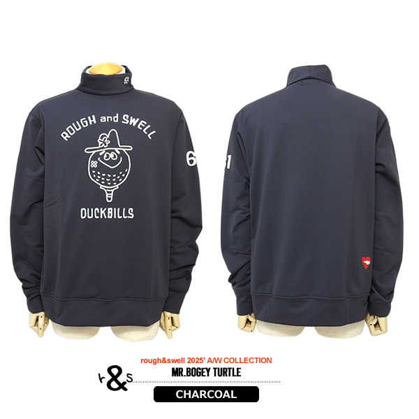 rough&swell［ラフアンドスウェル］Mr.BOGEY TURTLE/タートル裏毛
