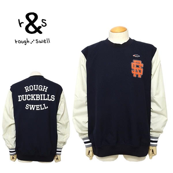 rough&swell［ラフアンドスウェル］VARSITY SNEAD/異素材スニード