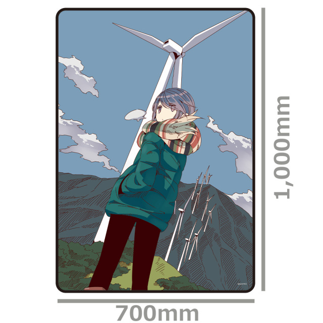 ゆるキャン△ 起毛ブランケットB