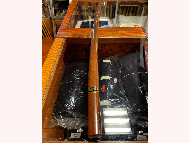 在庫処分品》紫黒檀(ムラサキコクタン)木刀 大刀/小刀