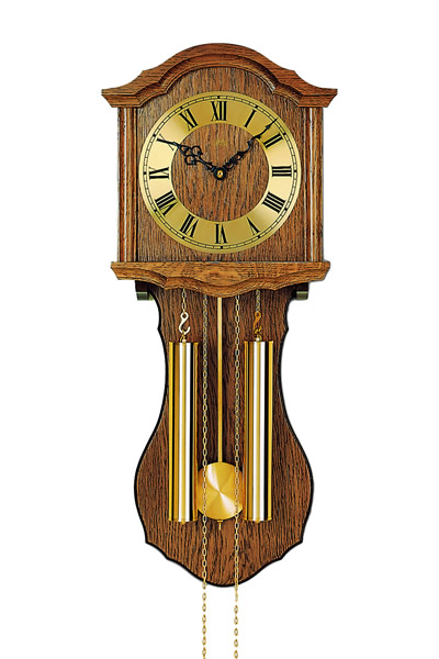 アンティーク調チェーン振り子の高級掛時計。輸入デザイン掛け時計