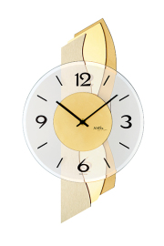 ドイツAMS（アムス）デザイン掛け時計。斬新な装飾をデザインされた