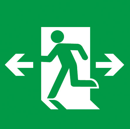 Panasonic FK20078 避難口誘導灯用・B級・BH形（20A形）両面用・B級