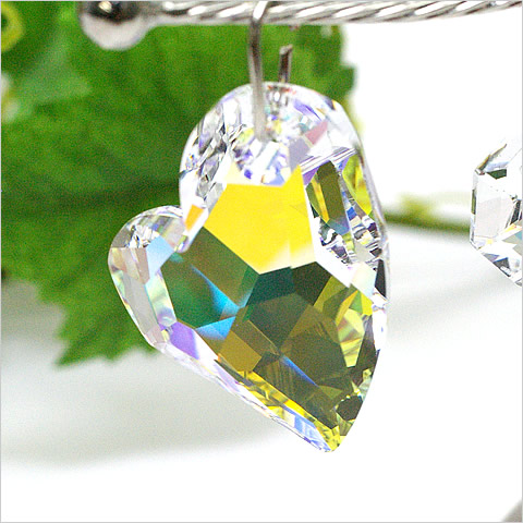 スワロフスキー #6015 Polygon Drop クリスタルゴールデンシャドウ