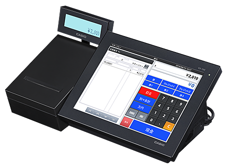 カシオ VX-100-KZ 軽減税率対応 高機能タッチパネルレジスター