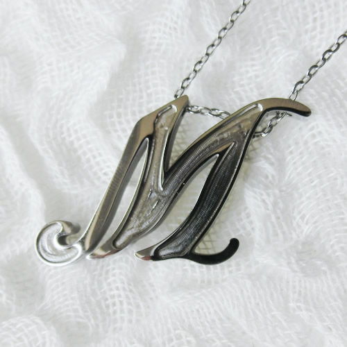 シルバー チェーン付きペンダントトップ・チェーン付きネックレス08