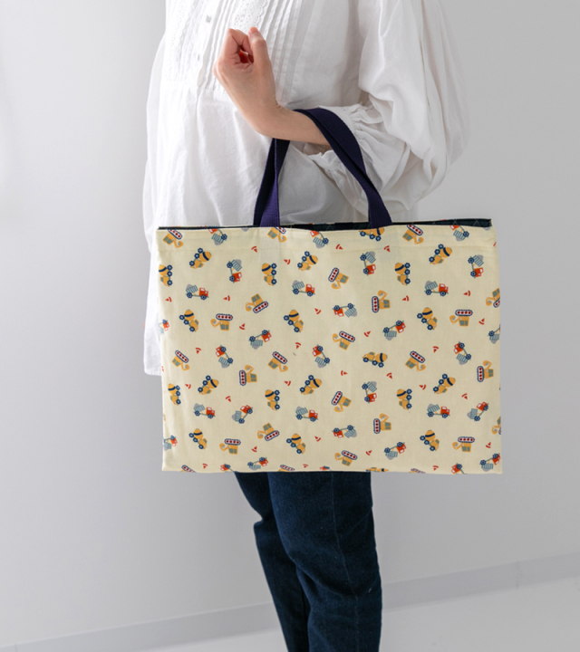 メール便対応】大きめレッスンバッグ／単品販売 国内縫製