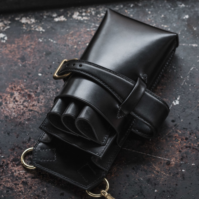 オーダーメイドシザーケース トリマー収納 3丁用 | dete