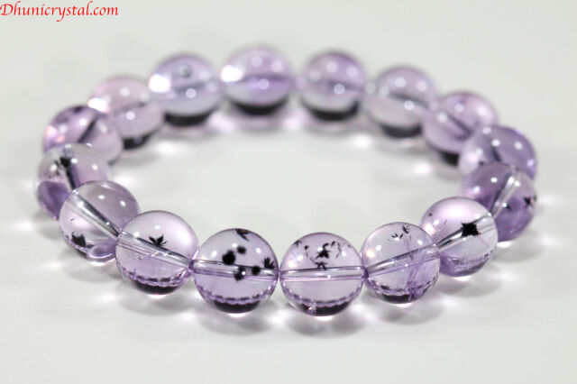 超美石一連ブレスレット【ロマネサイト・イン・クォーツ/ロマネサイト