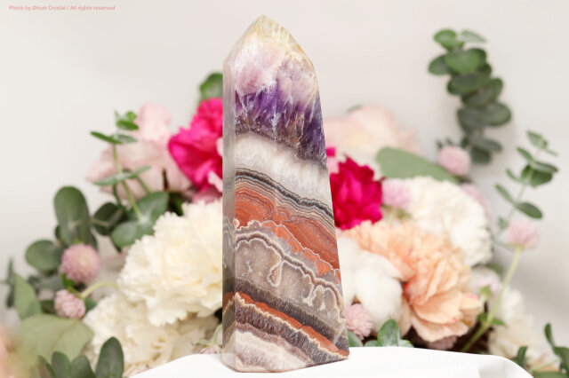 アメジスト・レースアゲート メキシコ産 クレイジーレースアメジスト