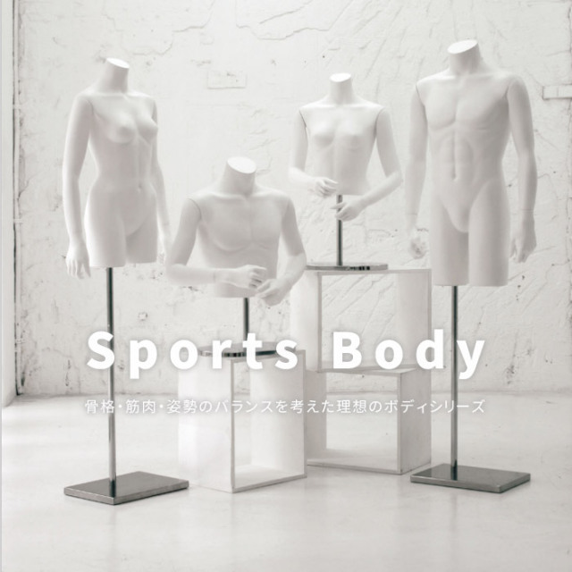 夢八トルソー トルソーボディマネキン ボディーライン入り洋装