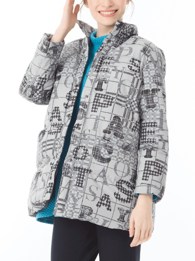 洗える中綿 プリントジャケット｜アトリエドール公式オンライン