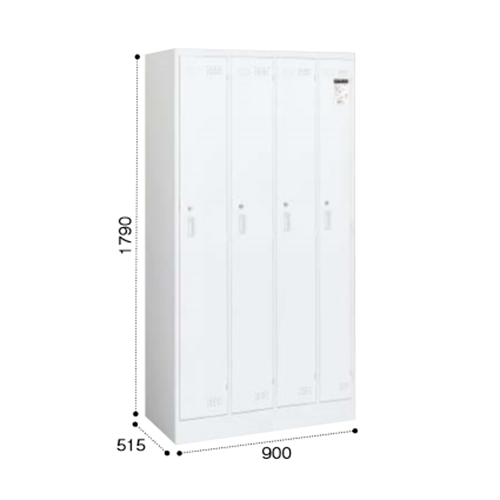 コクヨ LKロッカー ホワイトタイプ 6人用ロッカー シリンダー錠 W900
