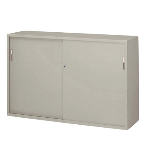 ナイキ A4判対応書庫 引違い書庫スチール戸 W880×D400×H750 HS308-AW