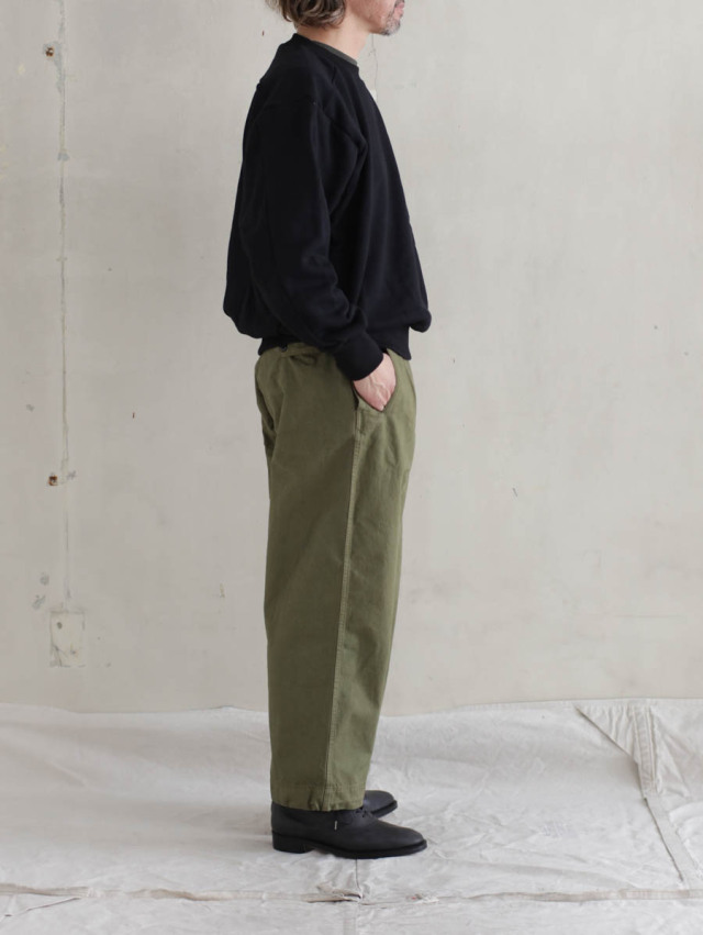 OUTIL ウティ｜pantalon limoges ワークパンツ olive