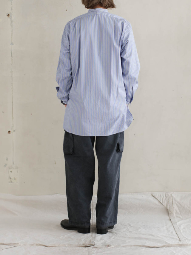 OUTIL ウティ｜pantalon blesle（charcoal gray）フレンチワーク綿麻