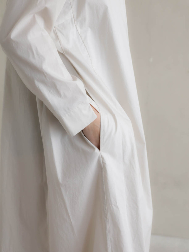 Yoli ヨリ｜Boat neck onepiece ライトベージュ