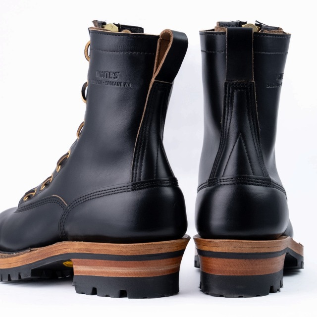 ホワイツブーツ] WHITE'S BOOTS 375LTT-V Smoke Jumper 8'' ブラック