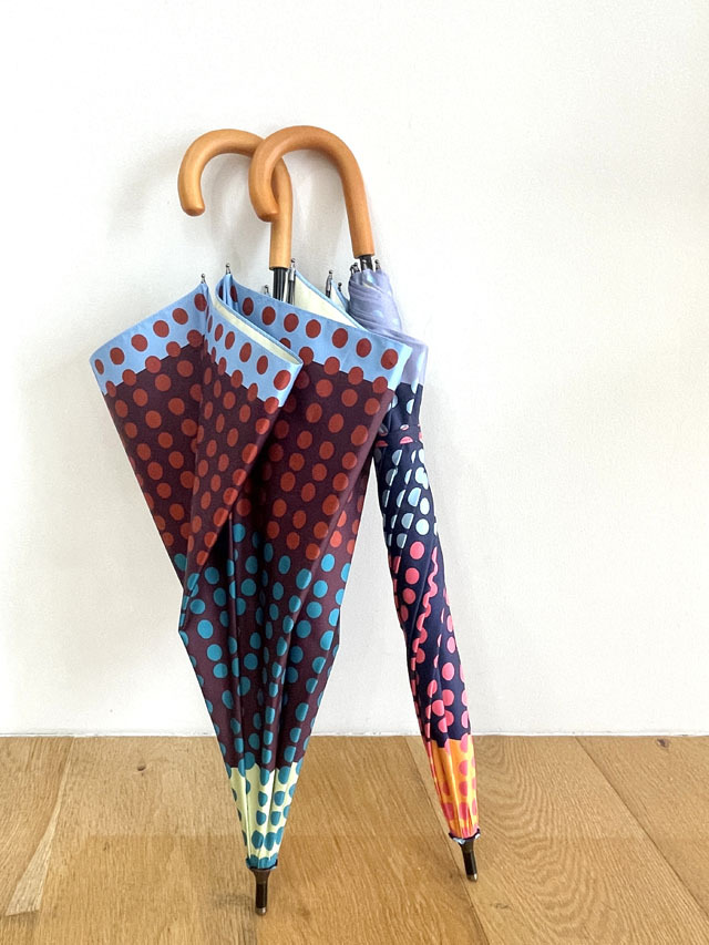 日傘ロング】晴雨兼用 DOTS フレンチドット柄 PA2404L