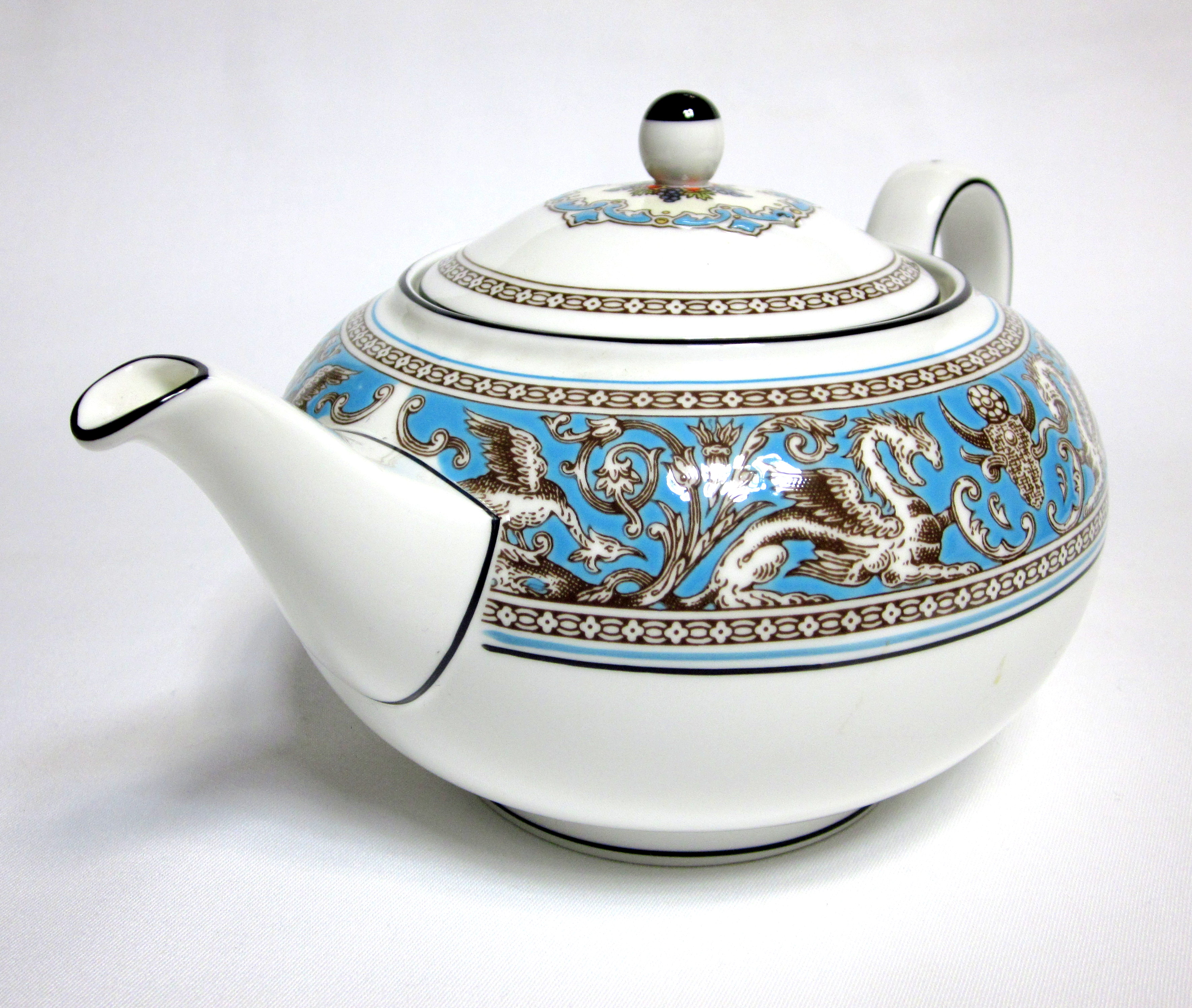 ウェッジウッド（Wedgwood）フロレンティーン ターコイズ ティーポット