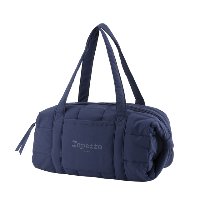 レペットB0233T サイドリボンドラムバッグ（大)/デニム
