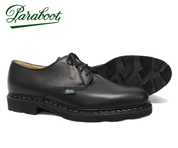 パラブーツ メンズ アルル ビジネス プレーントゥ*ブラック Paraboot