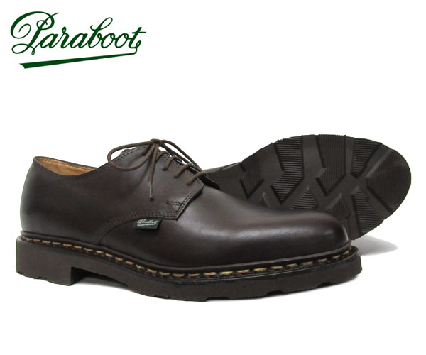 パラブーツ メンズ アルル ビジネス プレーントゥ *ダークブラウン