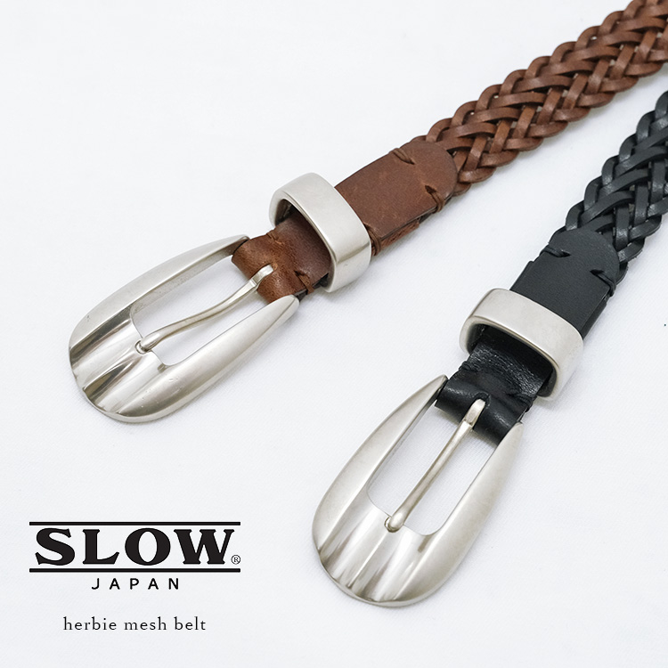 クーポン対象外＞SLOW スロウ herbie mesh belt ハービー メッシュ