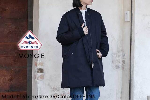 ピレネックス モンジー レディース ダウン ジャケット コート ロング