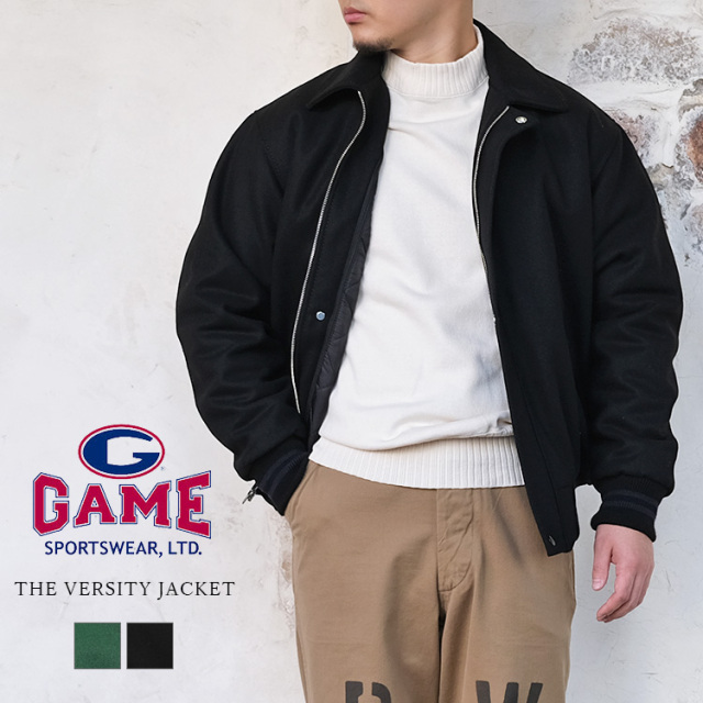 GAME Sportswear ゲームスポーツウェア The Varsity Jacket ヴァー