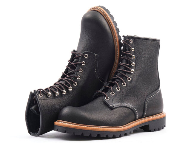 REDWING レッドウィング 8インチ ロガー ブラック オイルスリック
