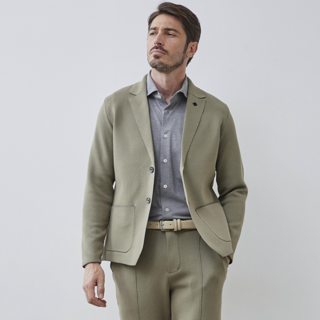 セットアップ ミラノリブニットジャージ ジャケット パンツ プレー