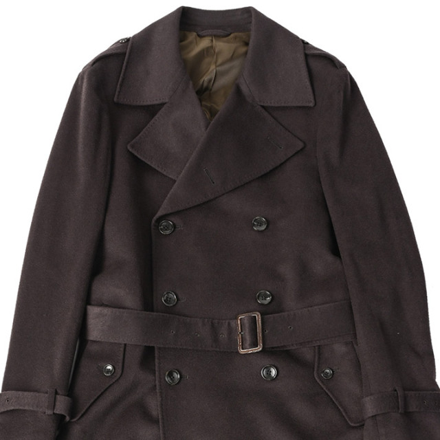 SALE ピアツェンツァ カシミヤ トレンチコート イタリア 秋冬 630807 G