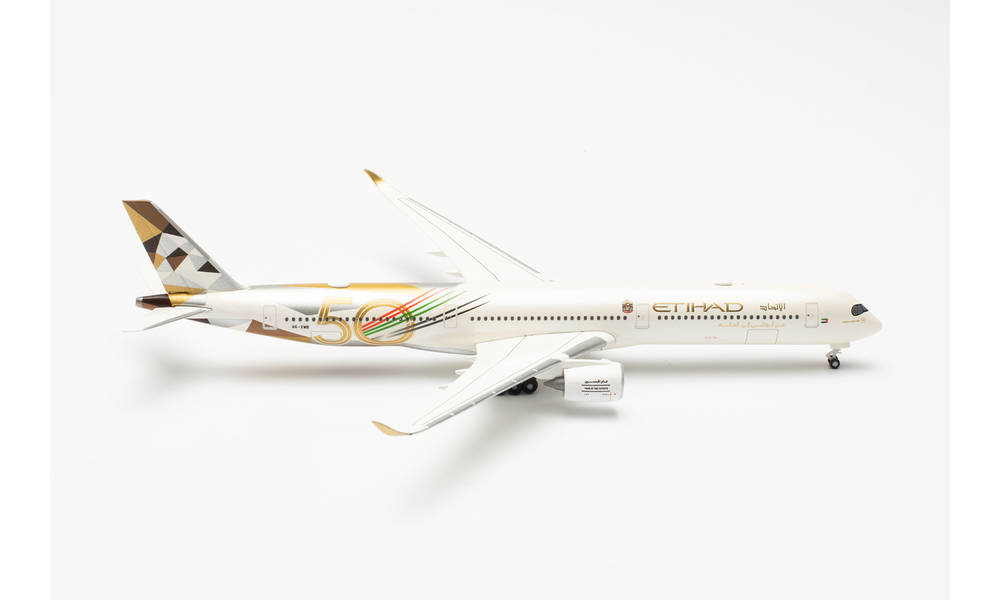 herpa wings 1/500 (ダイキャスト製) A350-1000 エティハド航空 “Year